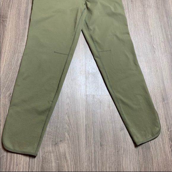 Lululemon | Straight To Class Olive Green Full-On-Luon Pants - Picture 2 of 11